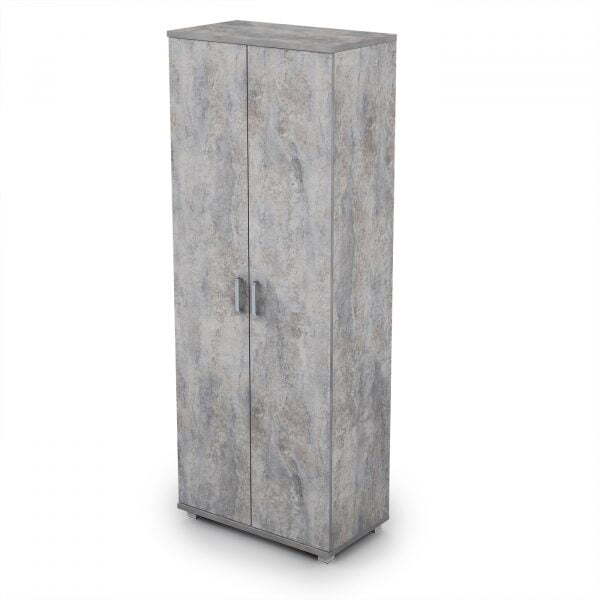 6Ш.013.1 Шкаф для одежды (800x450x2116) (Basalt)