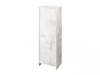 Шкаф для документов узкий Festus FI-571.D 600x460x1861 (Хромикс Белый)