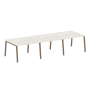 Стол для переговоров (3 столешницы) на А-образном м/к Metal System Style БА.ПРГ-3.2 3600x1235x750