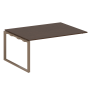 Проходной наборный элемент переговорного стола Metal System Style БО.ППРГ-4 1600x1235x750