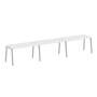 Рабочая станция на 3 рабочих места на А-образном м/к Metal System Style БА.СМ-3.3 4200x720x750