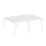Рабочая станция на 4 рабочих места на А-образном м/к Metal System Style БА.СМ-4.1 2000x1475x750