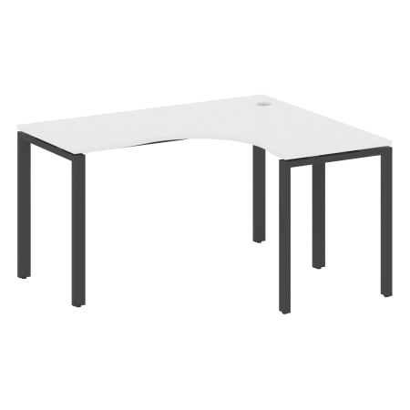 Стол криволинейный правый Metal System Style БП.СА-3 Пр 1400x1200x750