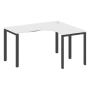 Стол криволинейный правый Metal System Style БП.СА-3 Пр 1400x1200x750