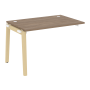 Наборный элемент рабочей станции на деревянных опорах Onix Wood OW.1.NRS-2.8 1180x800x750
