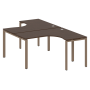 Рабочая станция криволинейная Metal System Style БП.РАС-СА-2.3 1400x2435x750