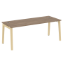Стол руководителя на деревянных опорах Onix Wood Direct OW.SRR-6.8 1980x800x750