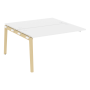 Наборный элемент рабочей станции на деревянных опорах Onix Wood OW.2.NRS-3.7 1380x1475x750