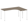 Стол криволинейный правый Metal System Style БП.СА-4 Пр 1600x1200x750