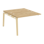 Наборный элемент рабочей станции на деревянных опорах Onix Wood OW.2.NRS-2.7 1180x1475x750