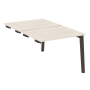 Стол-приставка двойной на деревянных опорах Onix Wood OW.D.SPR-1.8 980x1635x750