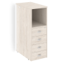 Тумба с подсветкой 4 ящика завершающая, правая Onix O.R-TV-4.SR 436x767x1185