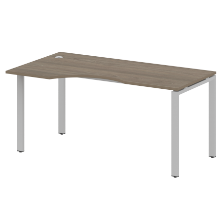 Стол криволинейный левый Metal System Style БП.СА-1 Л 1600x900x750
