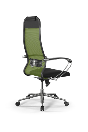 Кресло для руководителя Метта Sit 10 B1-180K - X2+UMF(X1) /Um00/Wh00/K1cL(M09.B23.G18.W01 (Зеленый | Черный)