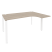 Стол эргономичный правый на П-образном м/к Onix O.MP-SA-4R 1580x1180x750