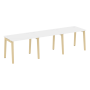 Рабочая станция на деревянных опорах Onix Wood OW.RS-3.1.7 2940x720x750