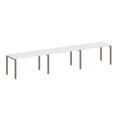 Рабочая станция на 3 раб. места Metal System Style БП.СМ-3.3 4200x720x750