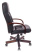 Кресло руководителя T-9908 черный кожа крестов. металл/дерево