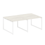 Переговорный стол 2 столешницы Metal System Style БО.ПРГ-2.1 2000x1235x750