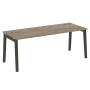 Стол руководителя на деревянных опорах Onix Wood Direct OW.SRR-6.8 1980x800x750