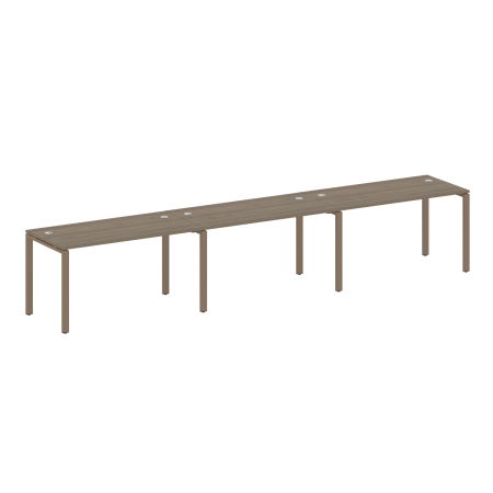Рабочая станция на 3 раб. места Metal System Style БП.СМ-3.3 4200x720x750