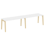 Рабочая станция на деревянных опорах Onix Wood OW.RS-2.4.7 3160x720x750