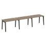 Рабочая станция на деревянных опорах Onix Wood OW.RS-3.2.7 3540x720x750