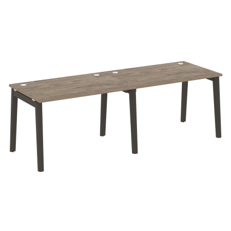 Рабочая станция на деревянных опорах Onix Wood OW.RS-2.2.8 2360x800x750