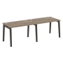 Рабочая станция на деревянных опорах Onix Wood OW.RS-2.2.8 2360x800x750