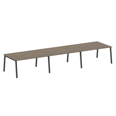 Стол для переговоров (3 столешницы) на А-образном м/к Metal System Style БА.ПРГ-3.4 4800x1235x750
