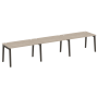 Рабочая станция на деревянных опорах Onix Wood OW.RS-3.3.8 4140x800x750