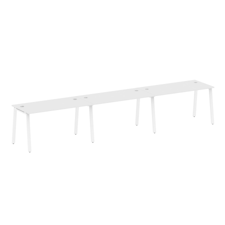 Рабочая станция на 3 рабочих места на А-образном м/к Metal System Style БА.СМ-3.3 4200x720x750