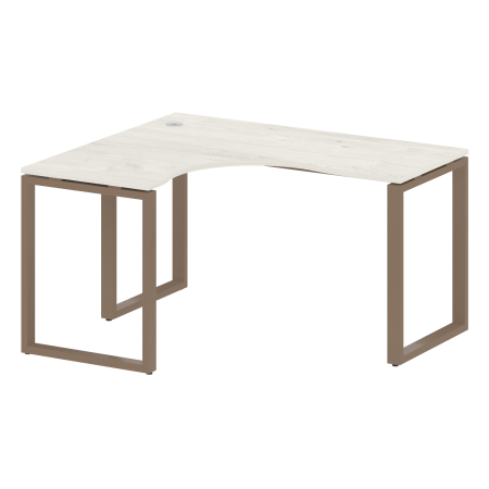 Стол криволинейный левый Metal System Style БО.СА-3 Л 1400x1200x750