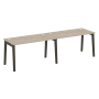 Рабочая станция на деревянных опорах Onix Wood OW.RS-2.3.7 2760x720x750