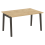 Стол переговорный на деревянных опорах Onix Wood OW.PRG-1.3 1380x980x750