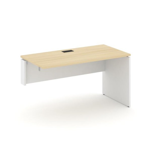 Стол-приставка к опорным элементам SN-D.OPRS-004(L) (1580х600х750) (Акация Лорка/Белый)