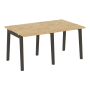Стол переговорный на деревянных опорах Onix Wood OW.PRG-2.0 1560x980x750