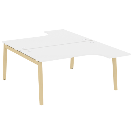 Рабочая станция на деревянных опорах Onix Wood OW.D.SA-4 1580x2395x750