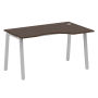 Стол криволинейный правый Metal System Style БА.СА-2 Пр 1400x900x750
