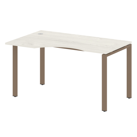 Стол криволинейный левый Metal System Style БП.СА-2 Л 1400x900x750