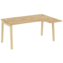 Стол эргономичный правый на деревянных опорах Onix Wood OW.SA-4R 1580x1180x750