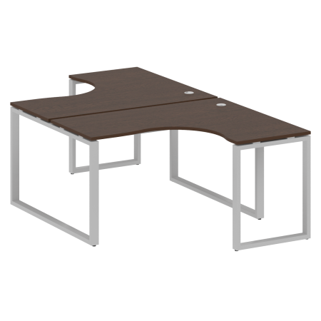 Рабочая станция криволинейная Metal System Style БО.РАС-СА-2.3 1400x2435x750
