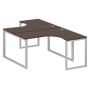 Рабочая станция криволинейная Metal System Style БО.РАС-СА-2.3 1400x2435x750