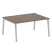 Стол для переговоров (1 столешница) на А-образном м/к Metal System Style БА.ПРГ-1.4 1600x1235x750