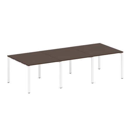 Переговорный стол 3 столешницы Metal System Style БП.ПРГ-3.1 3000x1235x750