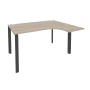 Стол эргономичный правый на П-образном м/к Onix O.MP-SA-3R 1380x1180x750