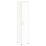 Шкаф для документов узкий со стеклом белым LT.SU-1.10 R (R) white