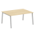 Стол для переговоров (1 столешница) на А-образном м/к Metal System Style БА.ПРГ-1.4 1600x1235x750