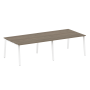 Стол для переговоров (2 столешницы) на А-образном м/к Metal System Style БА.ПРГ-2.3 2800x1235x750