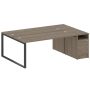 Рабочая станция Metal System Style БО.РС-СТП-2.5 2212x1475x750